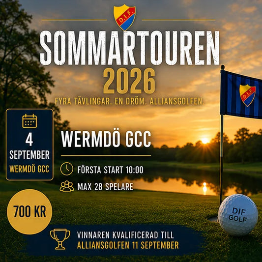 Sommartouren - Tävling 4 - 4 september på Wermdö Golf & Country Club